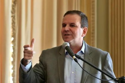 O prefeito Eduardo Paes (PSD)