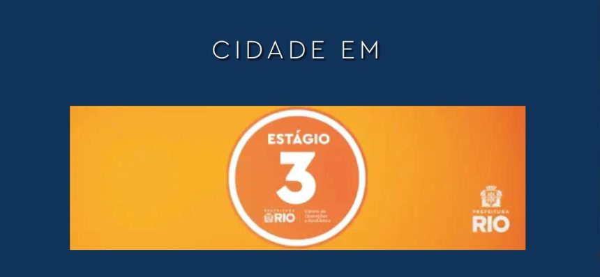 Cidade do Rio entrou em estágio 3 de alerta após registro de alagamentos em diferentes regiões.