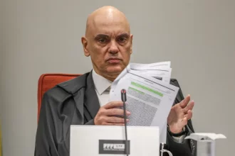 Ministro do STF Alexandre de Moraes, responsável pelo caso da megaoperação