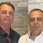Jair Bolsonaro e Anderson Luis de Moraes: secretário do Rio está entre os aliados autorizados por Alexandre de Moraes a visitar o ex-presidente na Papuda.