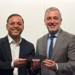 Prefeito Rodrigo Neves, de Niterói, e prefeito de Barcelona