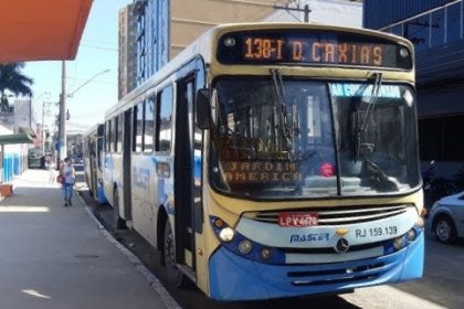 Ônibus da linha 138I, que era operado pela Master Transportes até intervenção do Detro