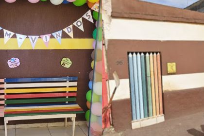 Fachada da Centro Educacional São Francisco de Assis, em Barra Mansa