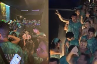 Filas de foliões no Camarote Rio Praia, notificado pelo Procon