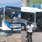 Imagens de acidente envolvendo dois ônibus em São Gonçalo