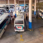 Ônibus intermunicipais em terminais do Rio