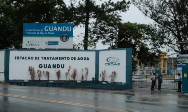 Fachada da ETA Guandu
