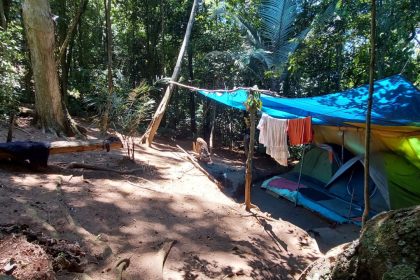 Tenda de acampamento irregular citado em ação civil do MPF
