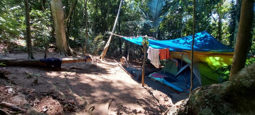 Tenda de acampamento irregular citado em ação civil do MPF
