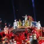 Alegoria da Unidos da Viradouro no desfile do carnaval de 2026, que homenageou o Mestre Ciça