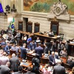 Plenário da Câmara de Vereadores com poucas mulheres