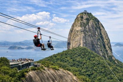 Tirolesa ligaria o Morro da Urca ao Pão de Açúcar; obra foi suspensa por decisão judicial