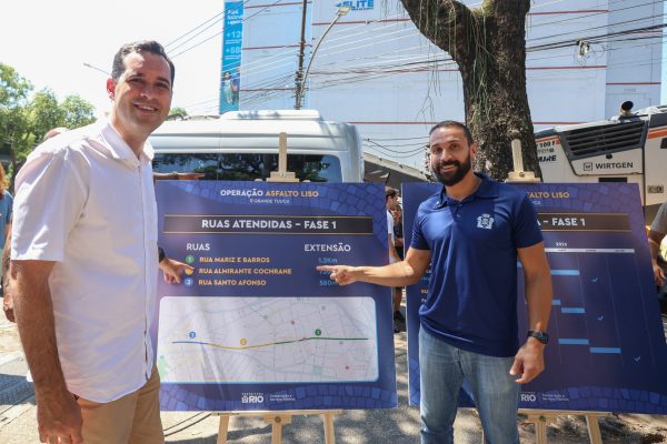 Terceira fase do programa Asfalto Liso terá investimento de R$ 315 milhões e começa pelas ruas da Tijuca 56 Terceira fase do programa Asfalto Liso terá investimento de R$ 315 milhões e começa pelas ruas da Tijuca