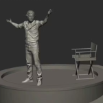 Projeto estátua de Cacá Diegues