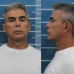 Rogério de Andrade, que também é alvo de mandado, junto de policiais