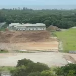 Obras paralisadas no campo olímpico de golfe, na Barra