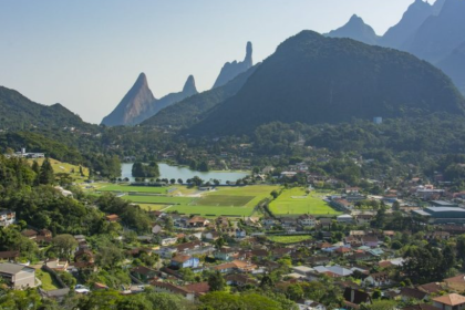 Imagem aérea de Teresópolis