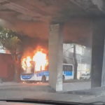 ônibus incendiado após operação contra Jiló dos Prazeres