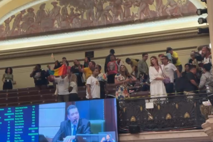 Manifestantes são expulsos da Câmara do Rio durante protesto contra rejeição de projeto de reconhecimento da Parada LGBTI+