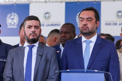 Cláudio Castro (PL) e Rodrigo Bacellar