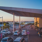 Estacionamento do shopping Park Lagos, em Cabo Frio, onde Justiça do Rio vetou shows