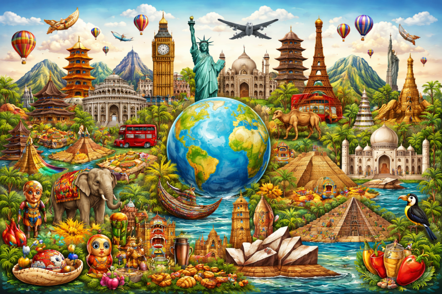 Lugares ou cidades ricas ou pobres, perto ou distantes, no Brasil ou no exterior, sempre há alguma coisa interessante e indelével.