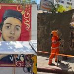 Mural apagado na Lapa