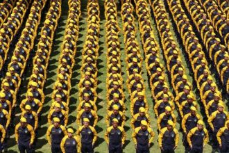 Formatura dos agentes armados da Força Municipal