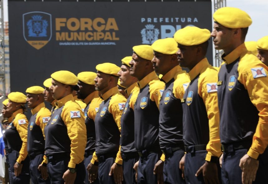 A primeira turma da Divisão de Elite da Guarda Municipal do Rio — Força Municipal de Segurança