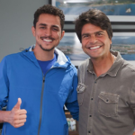 Vereador Salvino Oliveira e deputado federal Pedro Paulo, ambos do PSD