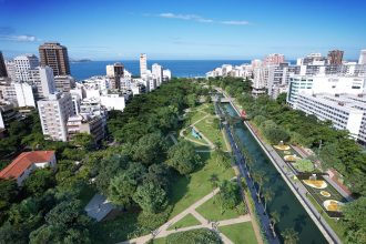 Vista aérea do projeto do novo Jardim de Alah