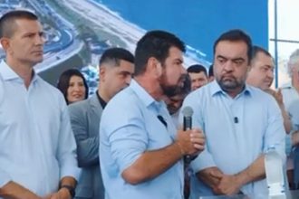 Welberth Rezende, prefeito de Macaé, e Cláudio Castro