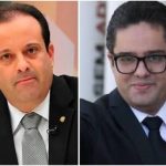 O secretário de Governo, André Moura, e o ex-subsecretário da Casa Civil Victor Travancas