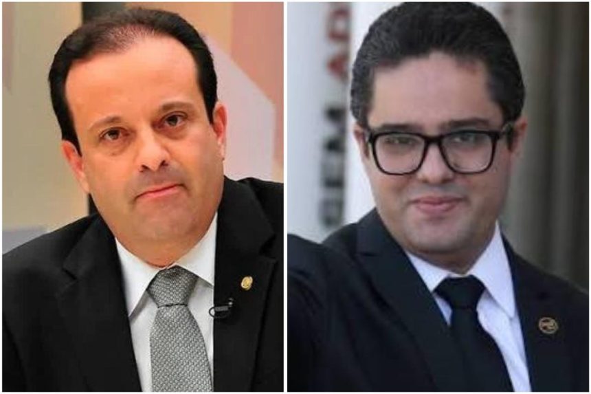 O secretário de Governo, André Moura, e o ex-subsecretário da Casa Civil Victor Travancas