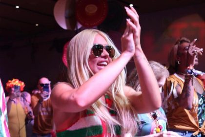 Virgínia Fonseca na Feijoada da Apuração, uma parceria entre o Hotel Fairmonr e o Camarote Arpoador