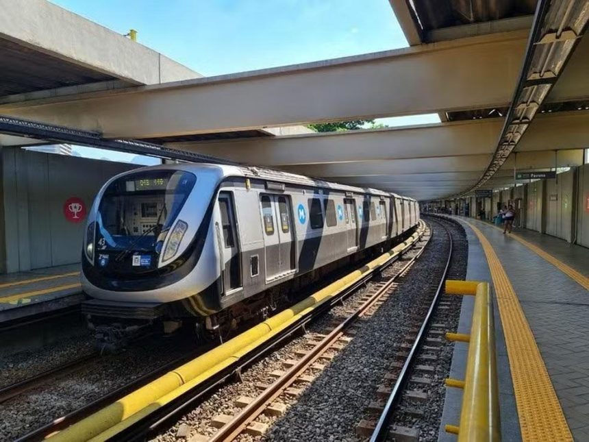 Metrô do Rio vai manter a passagem a R$ 7,90, graças aos subsídios do estado oficializados nesta quarta (11) no Diário Oficial