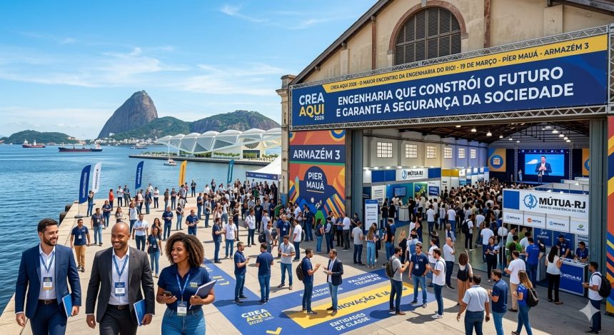 O Armazém 3 do Píer Mauá vai receber o maior encontro estadual das engenharias: líderes manifestam entusiasmo com o mega evento
