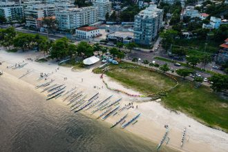 Praia de Charitas, em Niterói