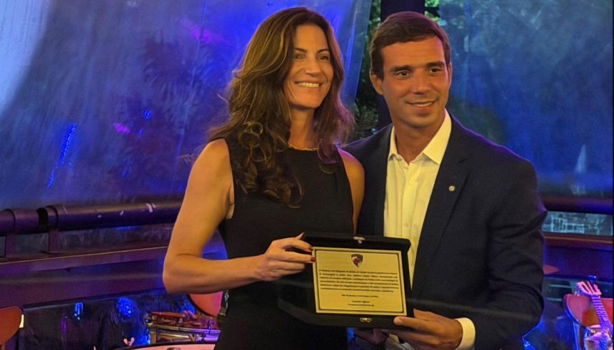 Delegada Barbara Lomba foi uma das homenageadas no evento Mulheres da Lei.