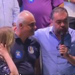 O governador Cláudio Castro, o deputado Jair Bittencourt e a deputada Dani Cunha