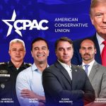 O senador Flávio Bolsonaro, seu irmão, o ex-deputado Eduardo Bolsonaro, o ex-secretário da Polícia Militar Marcelo de Menezes e o empresário Renato Araújo