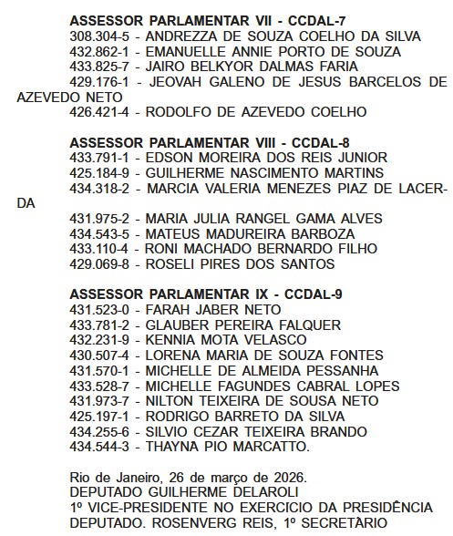Alerj promove exoneração em massa no gabinete do ex-deputado Rodrigo Bacellar; 34 servidores deixam a Casa 64 WhatsApp Image 2026 03 27 at 09.24.30 1