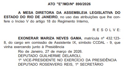 Prima de Rodrigo Neves e irmão de secretário de Governo de Niterói são exonerados da Alerj 62 WhatsApp Image 2026 03 27 at 15.32.03 1