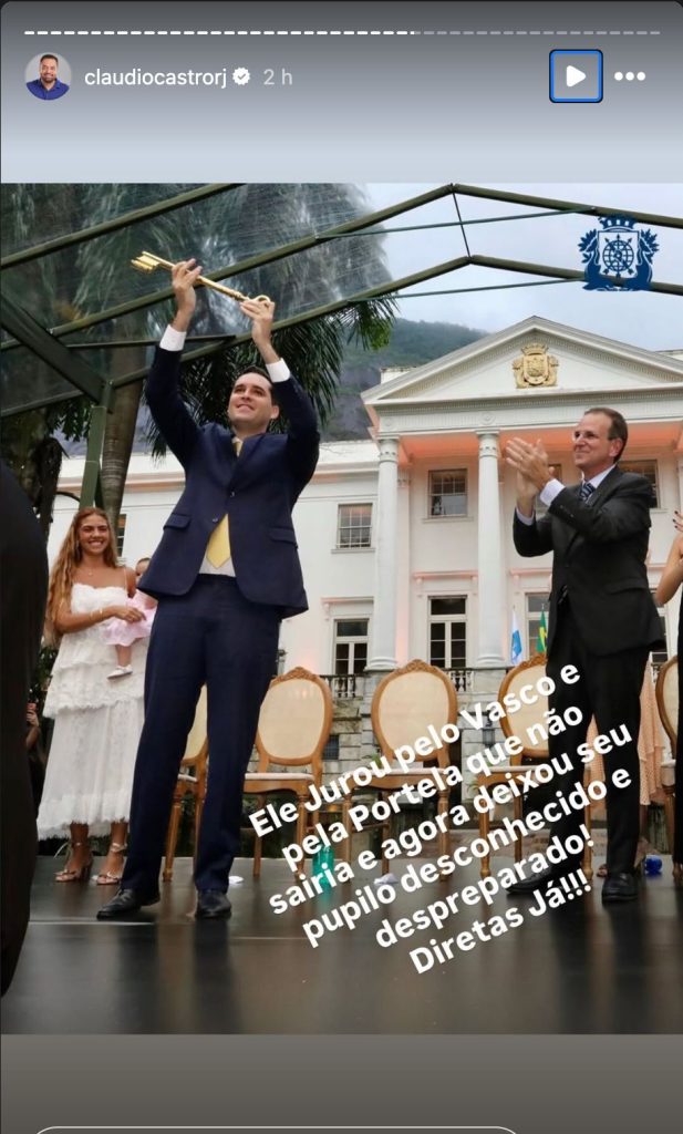 Cláudio Castro pode estar fora da cadeira de governador, mas segue em modo campanha — até no próprio aniversário 62 WhatsApp Image 2026 03 29 at 14.50.44