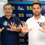 O prefeito de Campos, Wladimir Garotinho, e seu vice, Frederico Paes