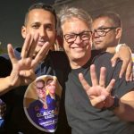 Cleiverson Chagas e Glauco Kaizer, prefeito de Queimados