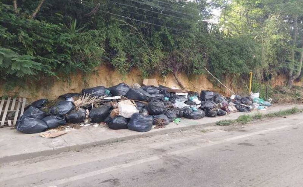 'Lixão a céu aberto': ruas de Petrópolis são tomadas pelo acúmulo de lixo há mais de um ano 62 acumulo de lixo petropolis