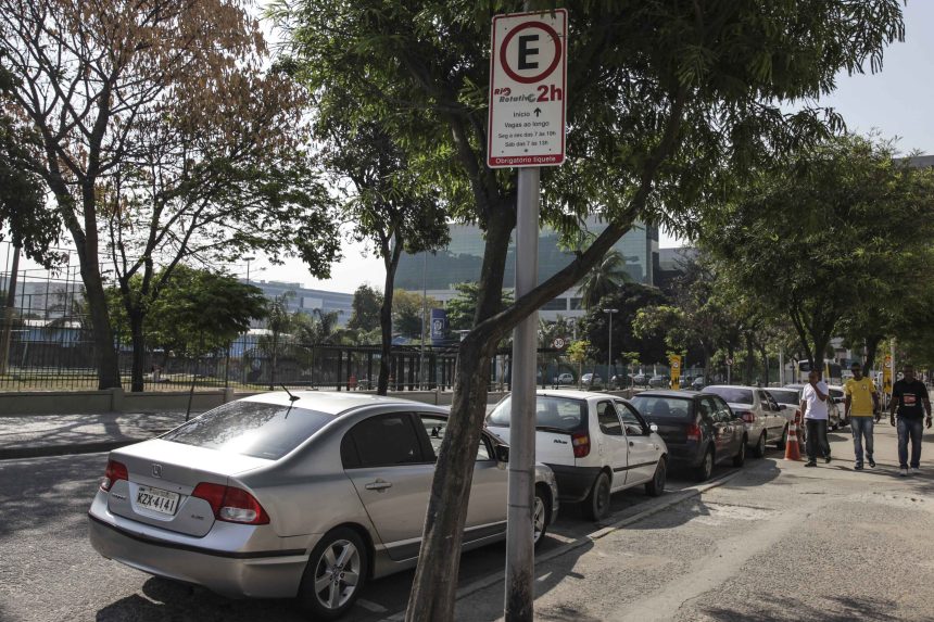 vagas de estacionamento rotativo no Rio