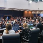 A Assembleia Legislativa nodia da eleição (depois anulada) de Douglas Ruas para a presidência