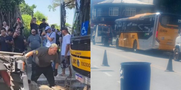 Prefeitura anuncia suspensão da linha de BRT até Mesquita; Paes reage ao reboque do ônibus pelo Detro: ‘não fazem e não deixam fazer’